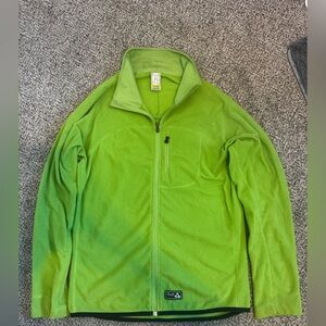 Burton dry ride zip-up fleece breathable warm material
